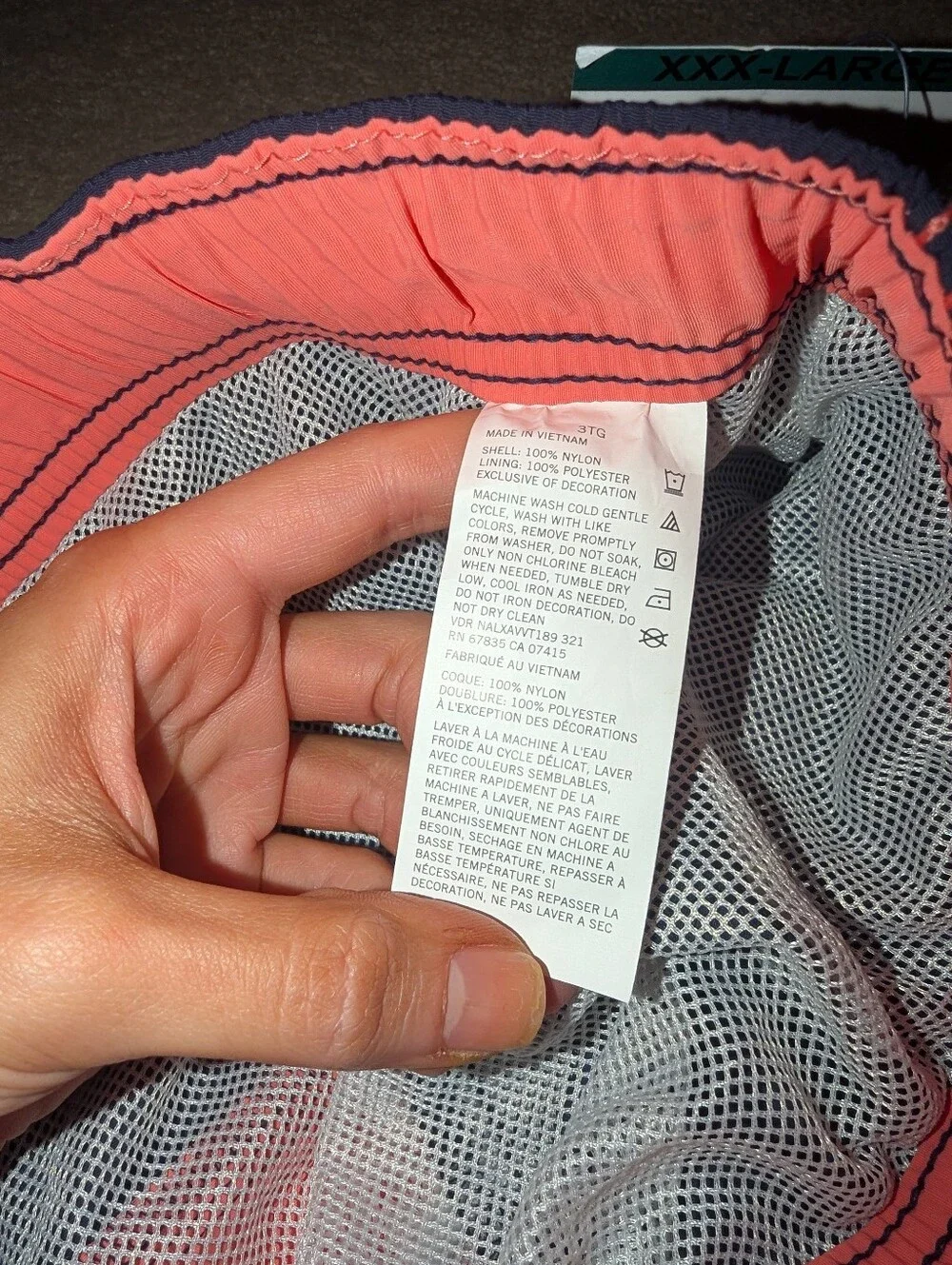 Nwt Nautica XXXL Swim Trunk 8